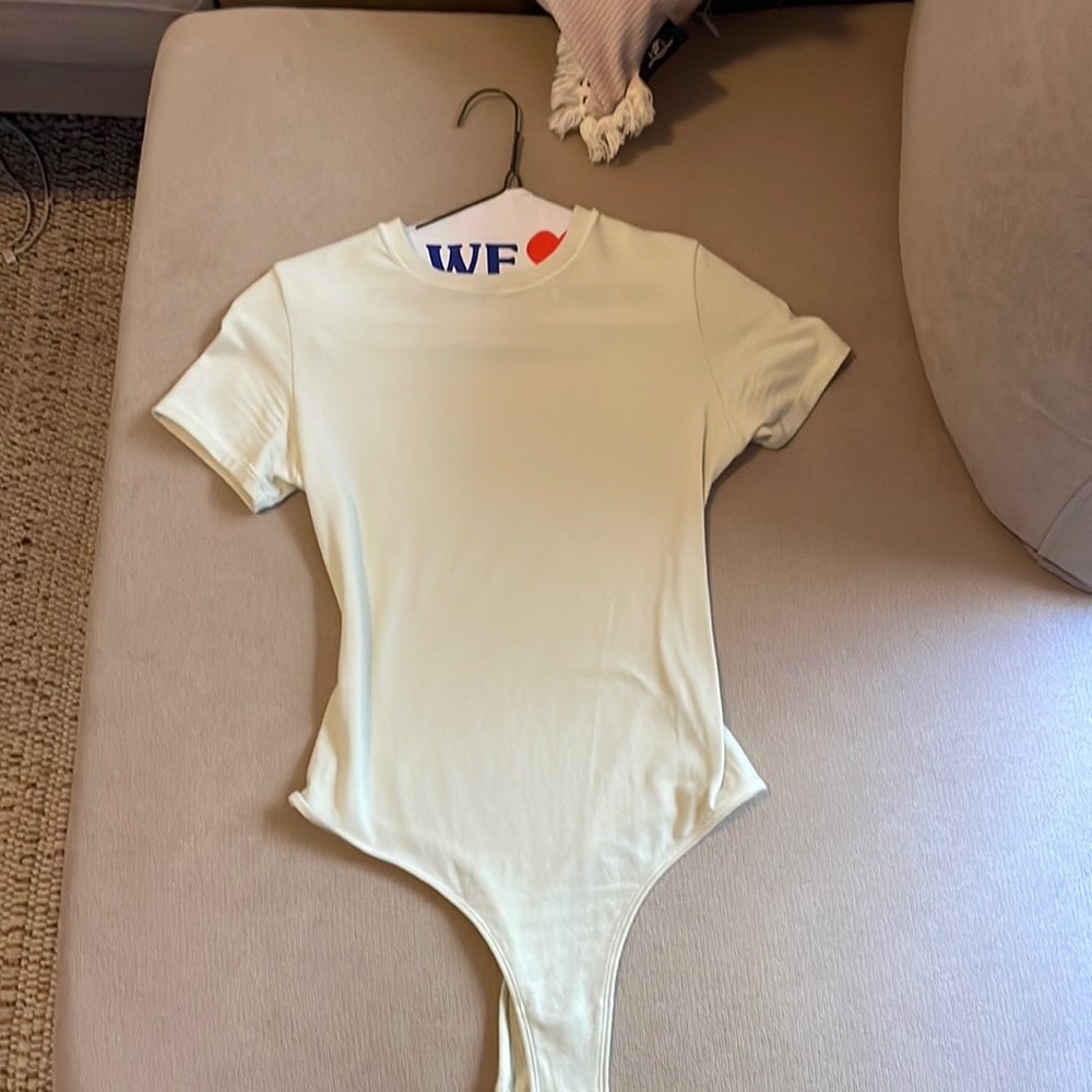 Skims brand new Stretch Cotton Jersey T shirt bodysuit